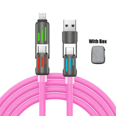 ⚡4-in-1 USB Charging Cable fast charging MAX 60w
