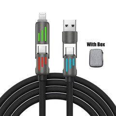 ⚡4-in-1 USB Charging Cable fast charging MAX 60w