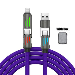 ⚡4-in-1 USB Charging Cable fast charging MAX 60w