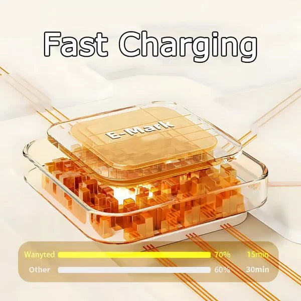 ⚡4-in-1 USB Charging Cable fast charging MAX 60w