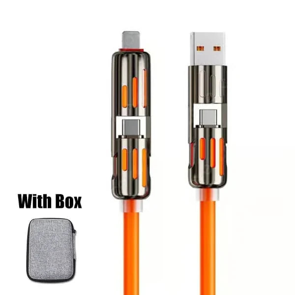 ⚡4-in-1 USB Charging Cable fast charging MAX 60w