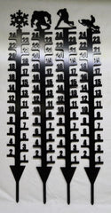 Metal Snow Gauge, Winter Snow Reader