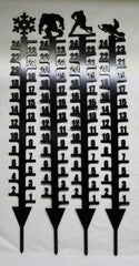 Metal Snow Gauge, Winter Snow Reader