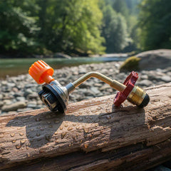 Outdoor Gas Canister Refill Adapter – Leak-Proof Safe Transfer