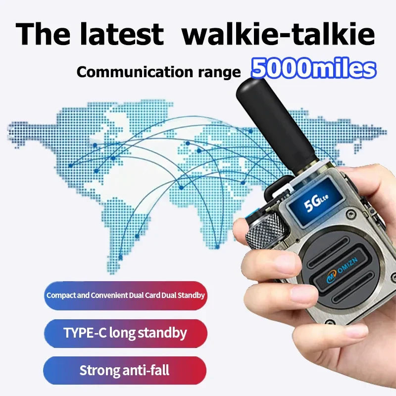 Global Walkie Talkie model M6 National 5000 kilometers public network intercom transnational intercom unlimited distance