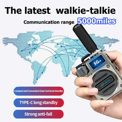 Global Walkie Talkie model M6 National 5000 kilometers public network intercom transnational intercom unlimited distance