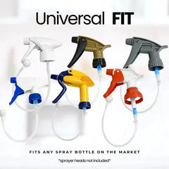 3-Pack Universal Fit 360° Spray Bottle Adapter