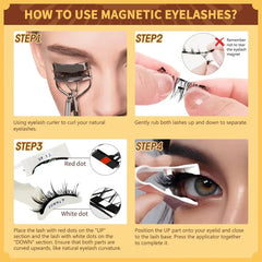 Reusable Self-Adhesive Magnetic False Eyelashes