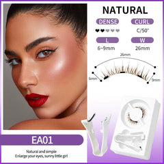 Reusable Self-Adhesive Magnetic False Eyelashes