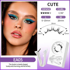 Reusable Self-Adhesive Magnetic False Eyelashes