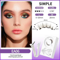 Reusable Self-Adhesive Magnetic False Eyelashes