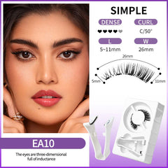 Reusable Self-Adhesive Magnetic False Eyelashes