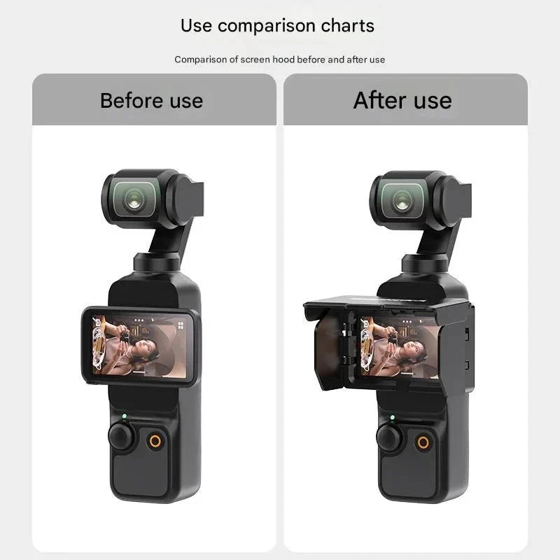 Foldable Screen Sunshade for DJI Osmo Pocket 4/3 Pocket Camera