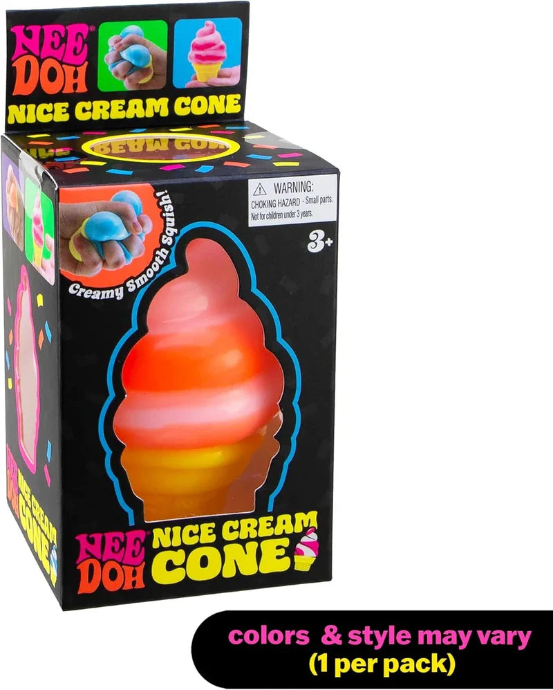 juguete sensorial - Primer plano del juguete sensorial cono de helado NeeDoh