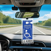 Handicap Parking Placard Holder( 2 Pcak )Universal Size