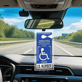 Handicap Parking Placard Holder( 2 Pcak )Universal Size