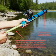 Catapult fishing rod + reel kit