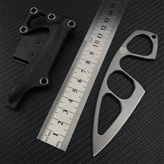 Boker Plus GS226 Miltner Adams MA-2 Fixed Blade Knuckle Knife | 2.5" 440C Titanium Coated Blade