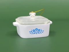 Mini Cornflower Trinket Box – Corning Ware–Inspired Casserole