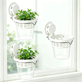 No Drill Suction Cup Hydroponic Planter