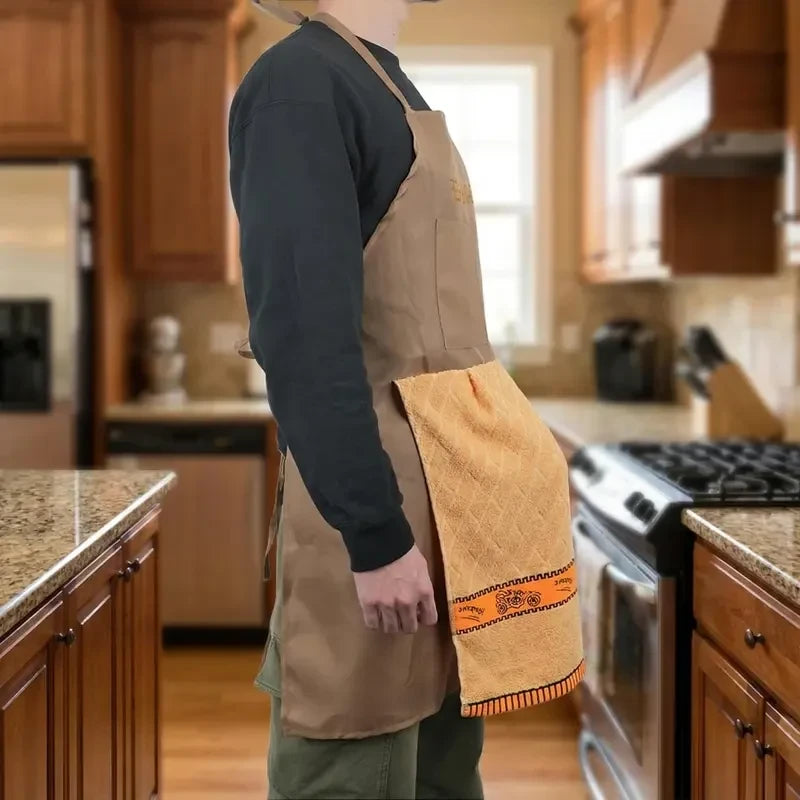 BBQ grill apron for husband with funny design