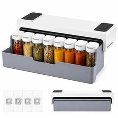 Gaveta Organizador de Especiarias para Prateleira – Suporte de Armazenamento de Cozinha para Frascos de Especiarias