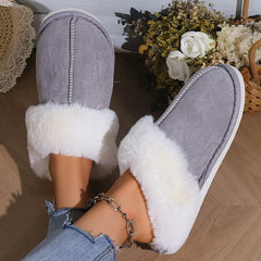Zapatilla de invierno cálida para mujer