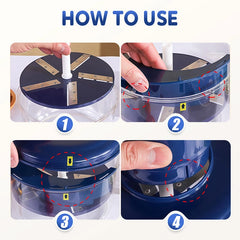 Portable Automatic Electric Fruit Peeler with USB Rechargeable Motor