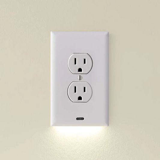LED Outlet Cover | Creates an Outlet with a Built-in Night Light
