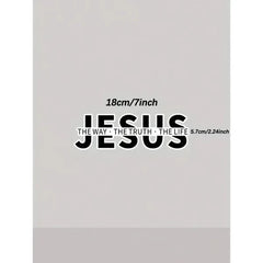 Jesus-The Way The Truth The Life Christian Vinyl Decal Car Sticker