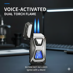 Dual Flame Lighter (Butane Not Included) | USB Rechargeable