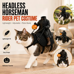 😺Headless Horseman Rider Dog Costume – The Ultimate Halloween Pet Costume🎃