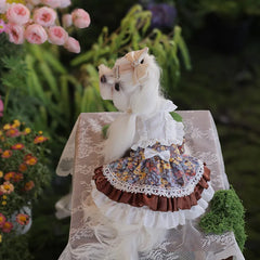 Cat and dog clothes lolita floral dress - New HomeGoods