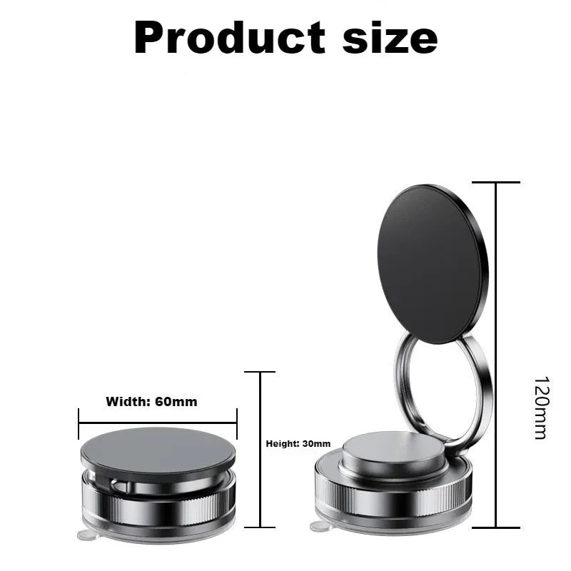 360¡ã Adjustable Vacuum Magnetic Phone Holder for Car - New HomeGoods