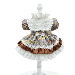 Cat and dog clothes lolita floral dress - New HomeGoods