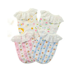 Pet pure cotton yarn breathable dog cat clothes to prevent hair loss - New HomeGoods
