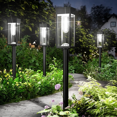 Waterproof Solar Garden Pathway Lights with Automatic On And Off