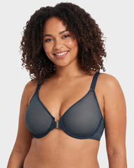Front Closure Support Bra for Women – Breathable Mesh, Easy-On Design & Comfortable Everyday Support