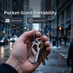 Multifunctional Mini EDC Carabiner Keychain