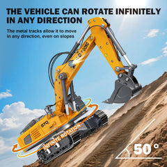 Alloy Remote-Controlled Construction Vehicle Series