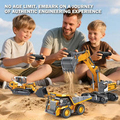 Alloy Remote-Controlled Construction Vehicle Series