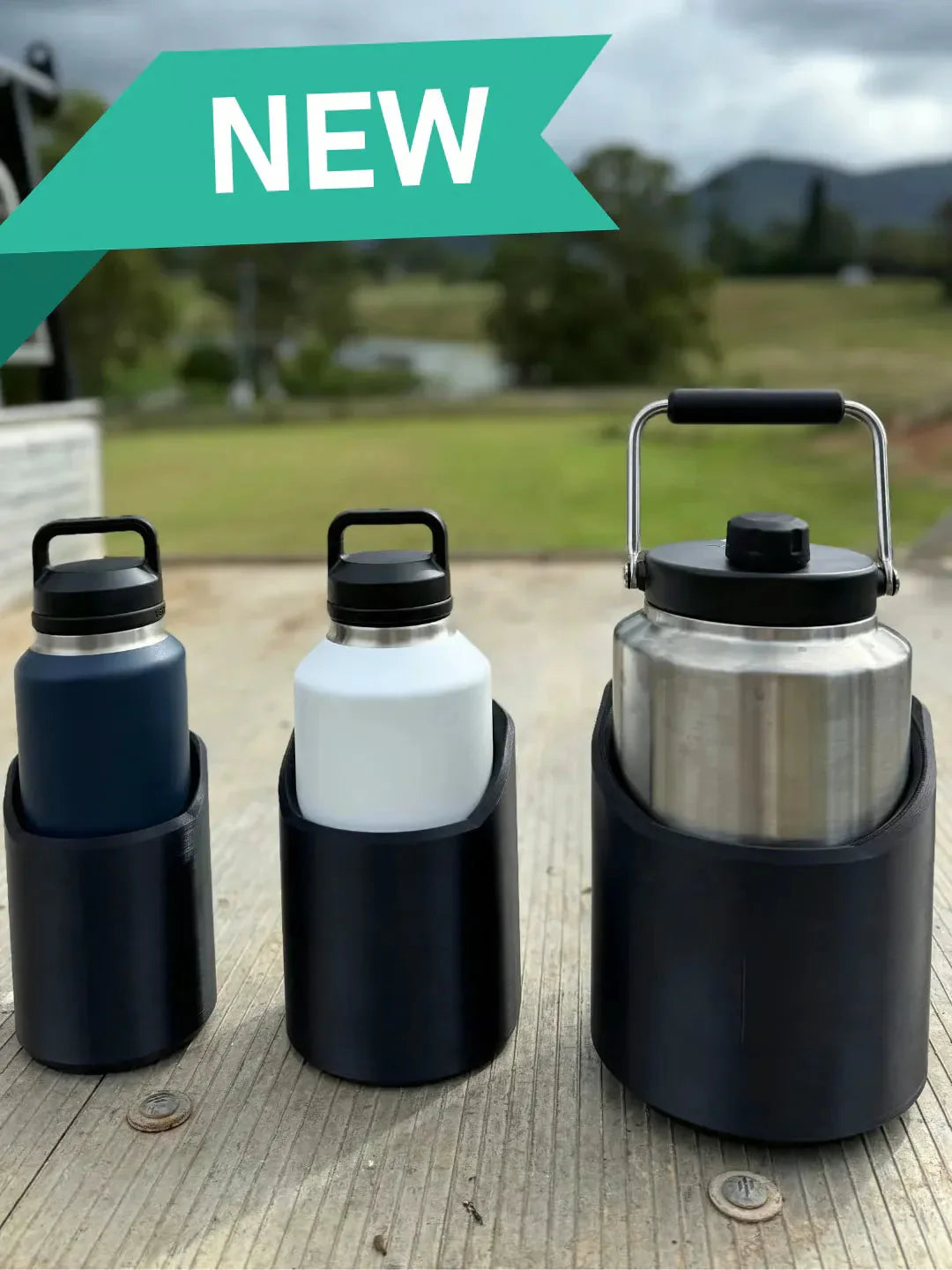 Gym Buddy: Strong Magnetic Holder for Large Water Bottles New HomeGoods