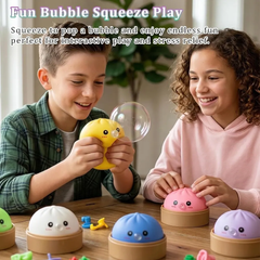 Squishy Dumpling Stress Toy with Sensory Bubble
