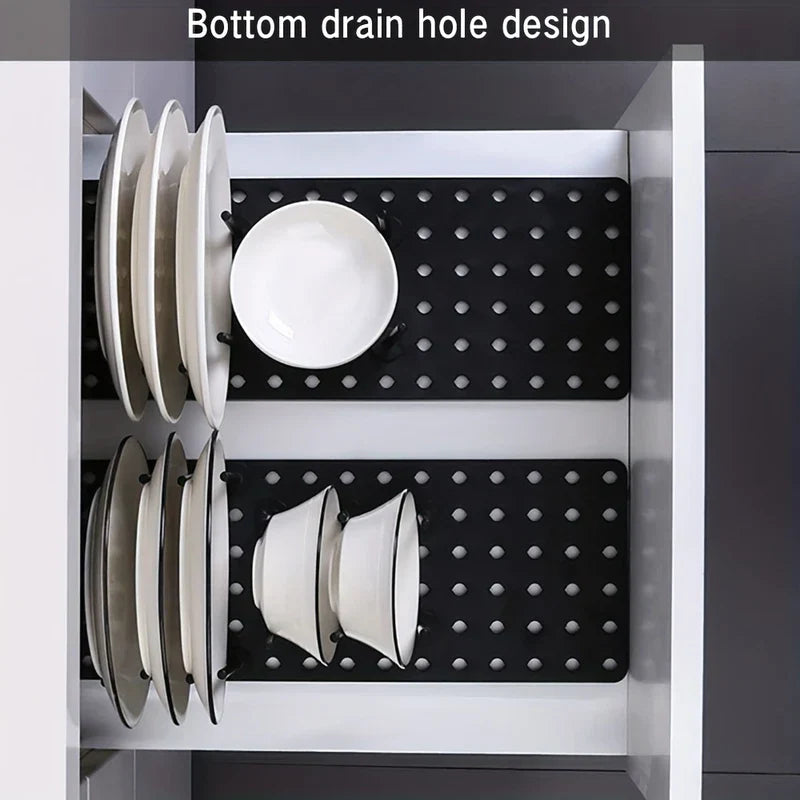 2-Tier Kitchen Dish Drying Rack Drainer Shelf