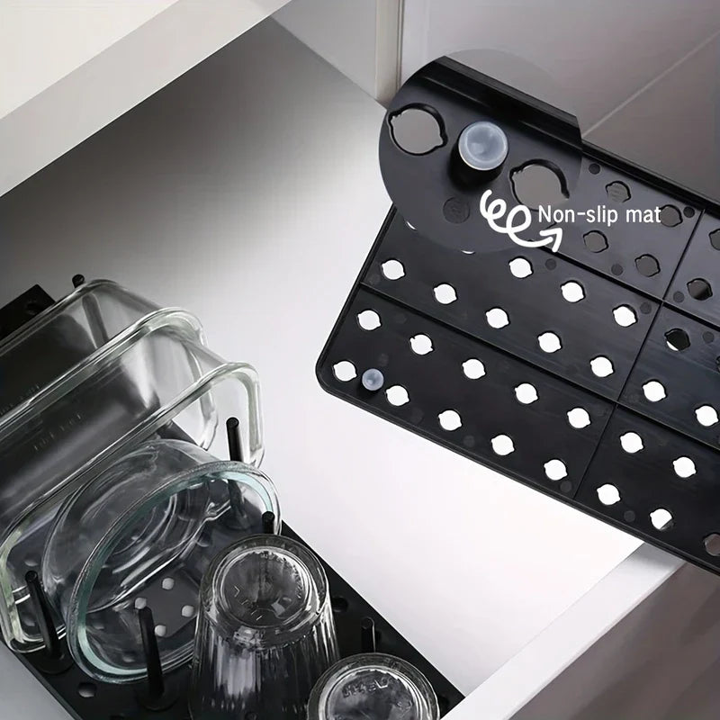 2-Tier Kitchen Dish Drying Rack Drainer Shelf