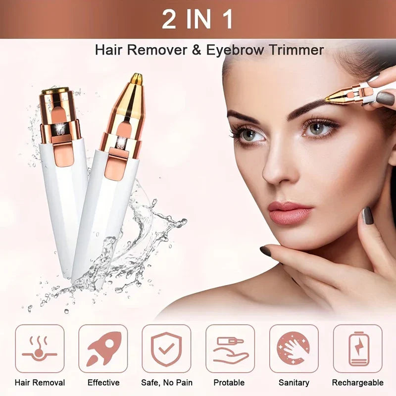 2-in-1 Electric Shaver and Trimmer