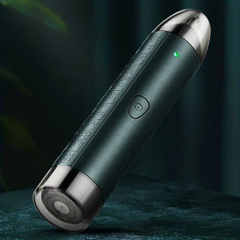 2-in-1 Portable Electric Shaver Nose Trimmer USB