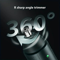 2-in-1 Portable Electric Shaver Nose Trimmer USB