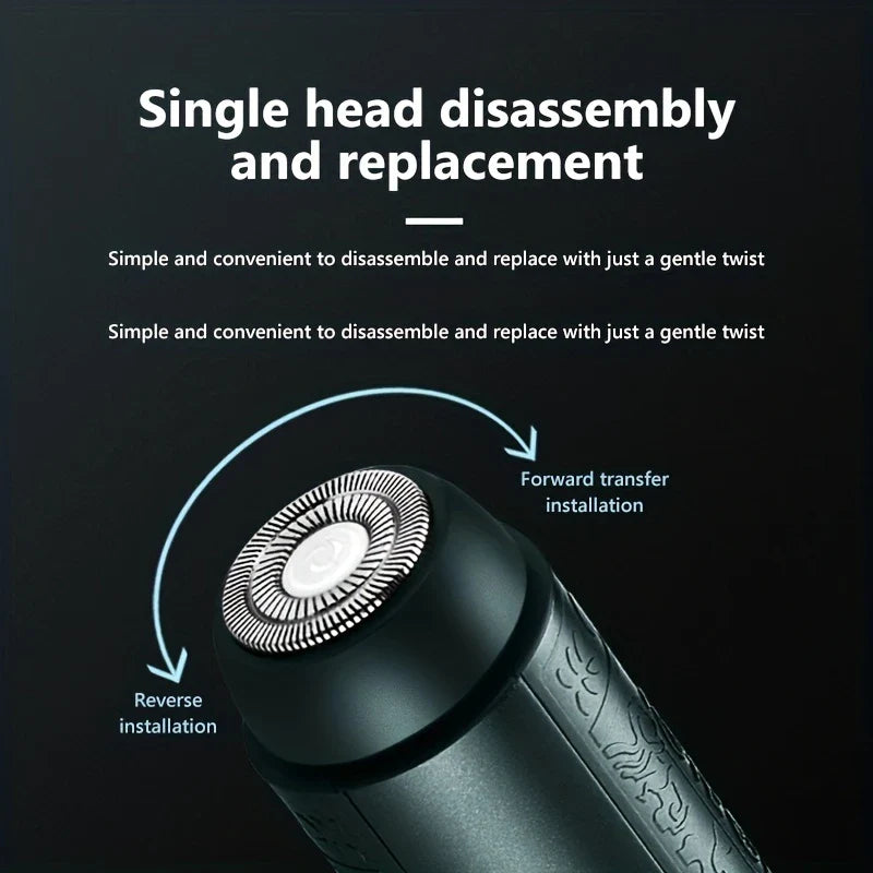 2-in-1 Portable Electric Shaver Nose Trimmer USB