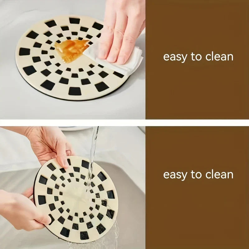 2-in-1 Silicone Trivet Mat Pot Holder Set